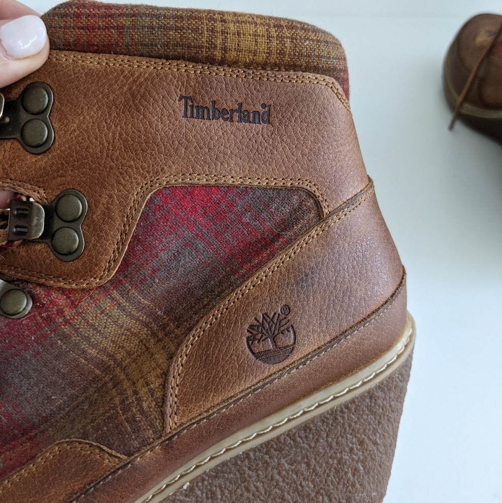Rustic Country Wedges - Pendleton X Timberland Amston Hiker Wedges - Picture 8 of 14